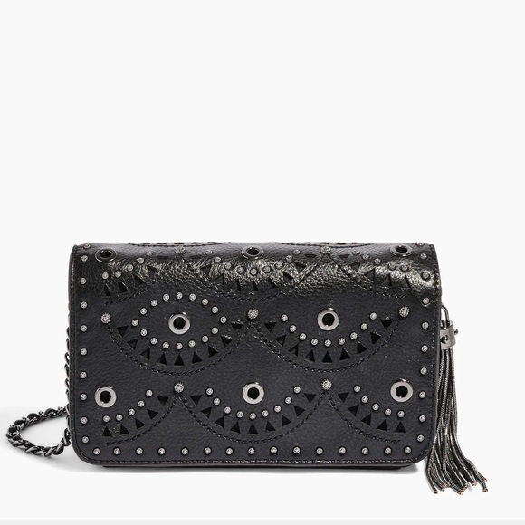 Aimee Kestenberg Black Fiery Chain Shoulder/Crossbody Bag - Picture 10 of 12